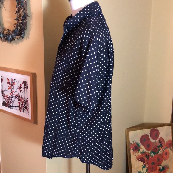 Vintage DINO Size Large Polka-Dot Made in USA 100% Cotton SUPER SOFT Classic - Picture 6 of 12